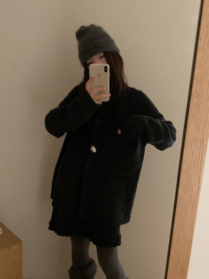 // 100%羊毛雙層荷葉邊短裙