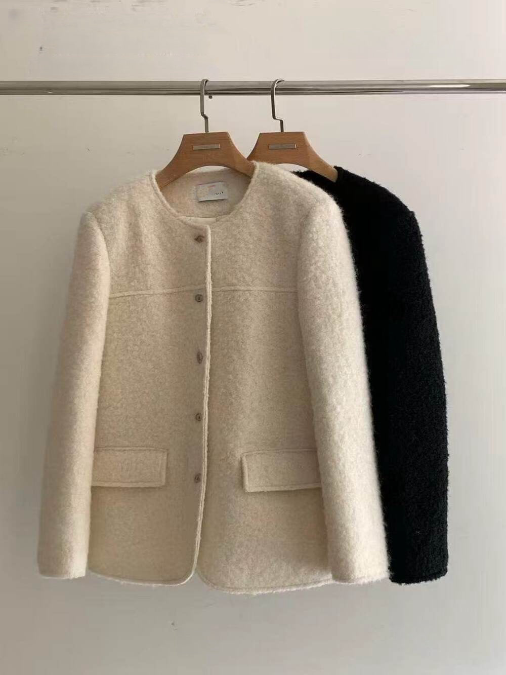 // 65%羊毛法式高級感小香風外套