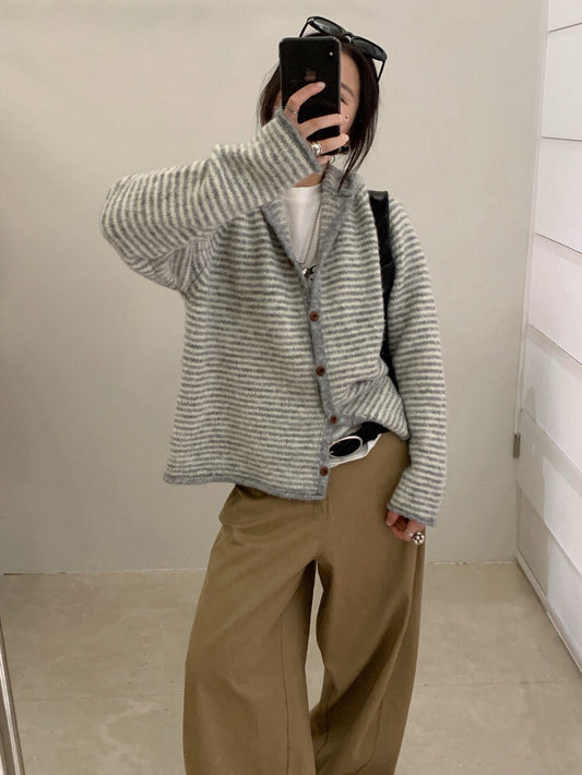 // 超軟糯包邊連帽間條CD