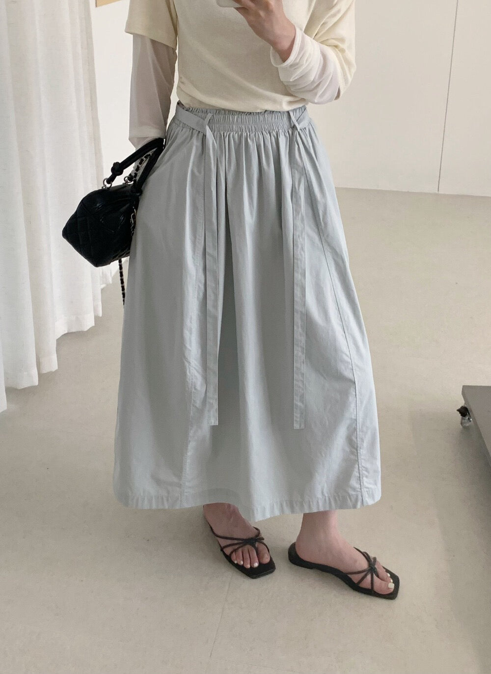 // 梨型身材必入壓褶SK