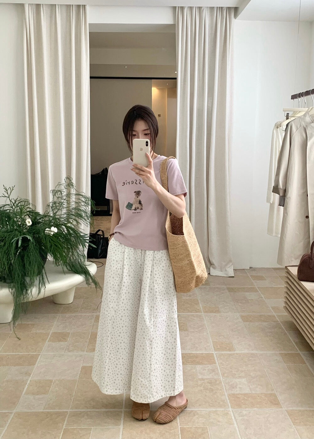 🐕 可愛眼鏡小狗印花TEE