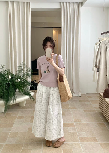 🐕 可愛眼鏡小狗印花TEE