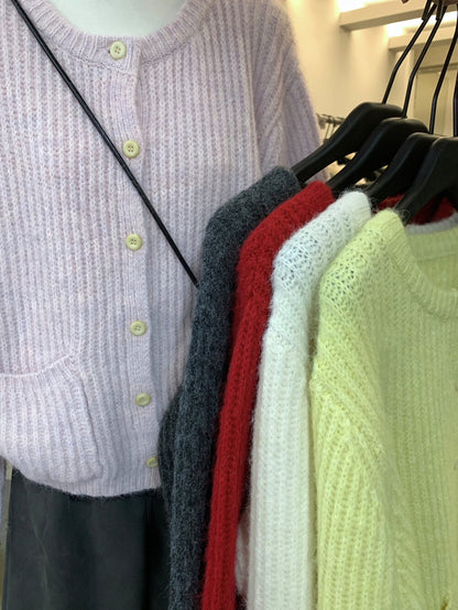 // 直坑紋口袋圓領CD