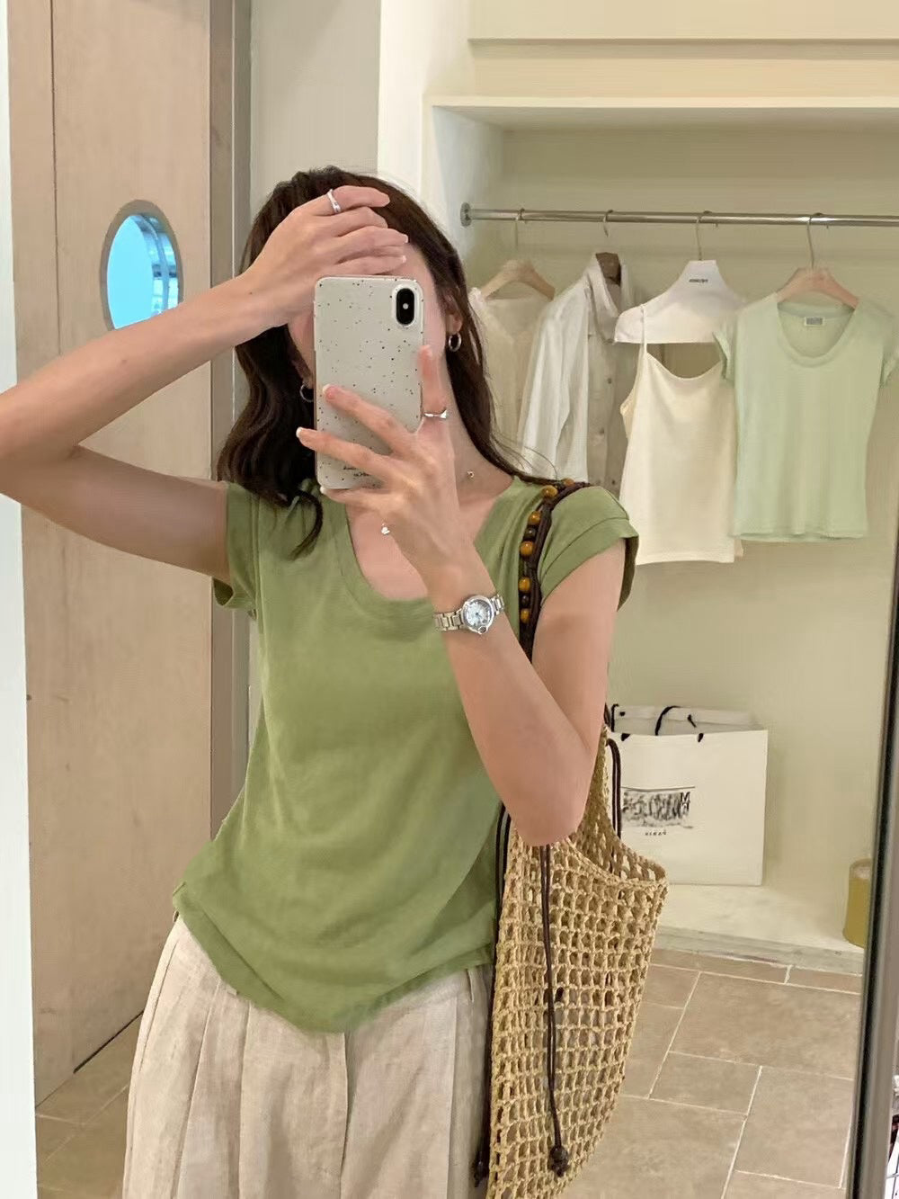 May part.4加購款🫜必包幾色的麻質靚色TEE