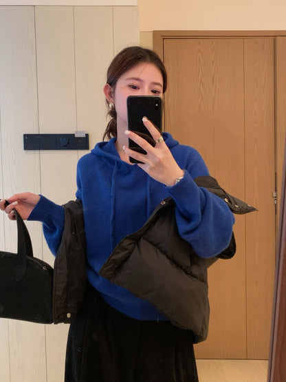 // 超軟糯北極絨連帽毛衣