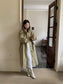 // 超重工純棉格仔內裡長款trench coat