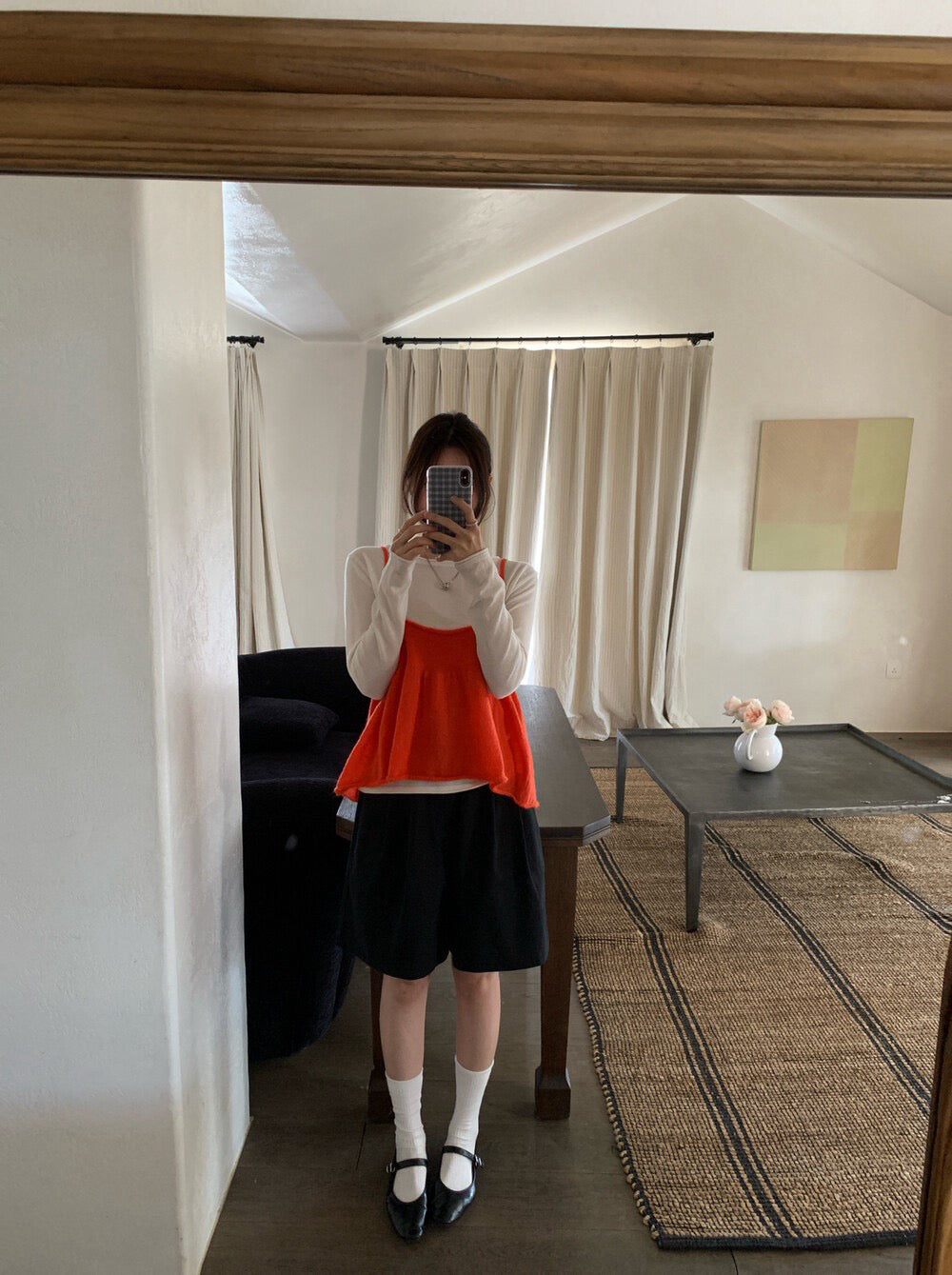 // 春季疊穿必備小吊帶+打底TEE套裝