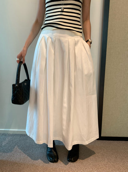 // lyocell壓褶遮肉休閒感SK