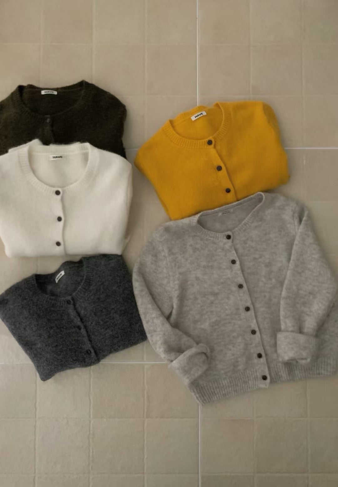 // wool+mohair螺紋領口CD