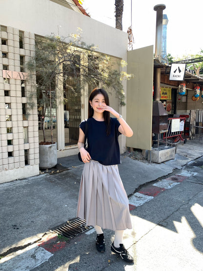 // 舒服度滿分lyocell棉小飛袖TEE