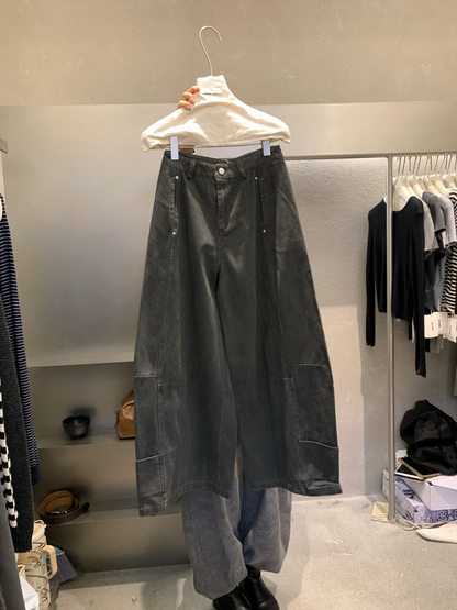 // 超帥特別口袋設計工裝褲