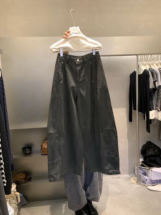 // 超帥特別口袋設計工裝褲