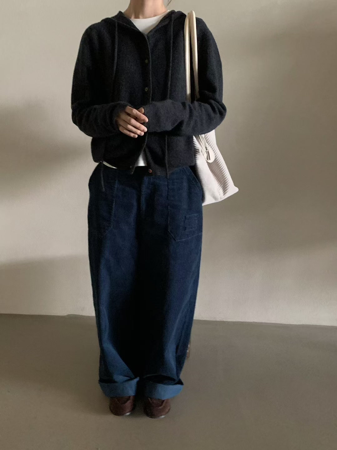 // 超軟糯親膚感連帽鈕扣CD