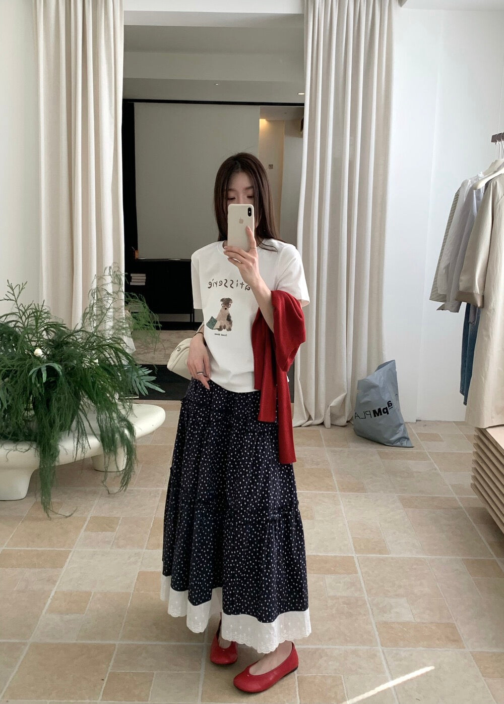 🐕 可愛眼鏡小狗印花TEE