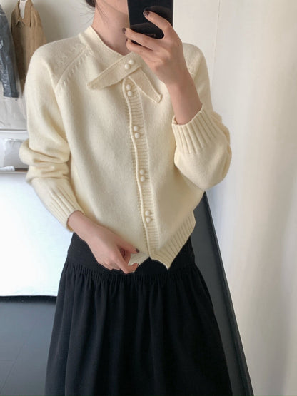 // 設計感交叉領帶double鈕扣CD