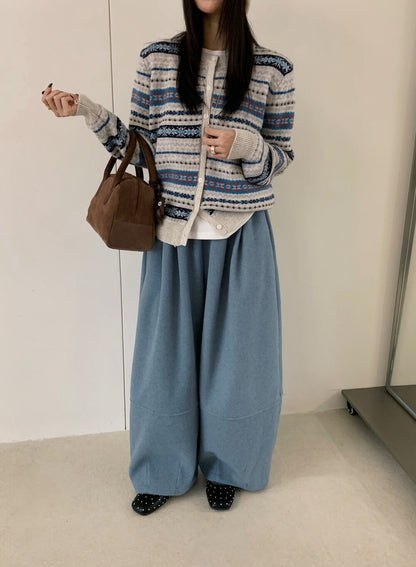 // 復古撞色民族patterns CD