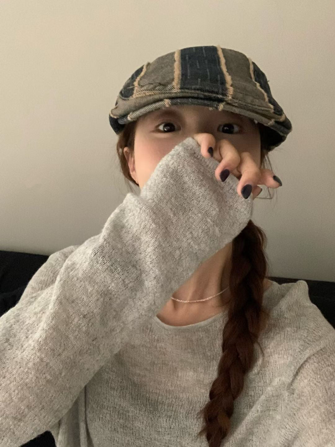 // 抗毛粒桑蠶絲+絲光羊毛薄針織