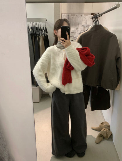 // 直坑紋口袋圓領CD