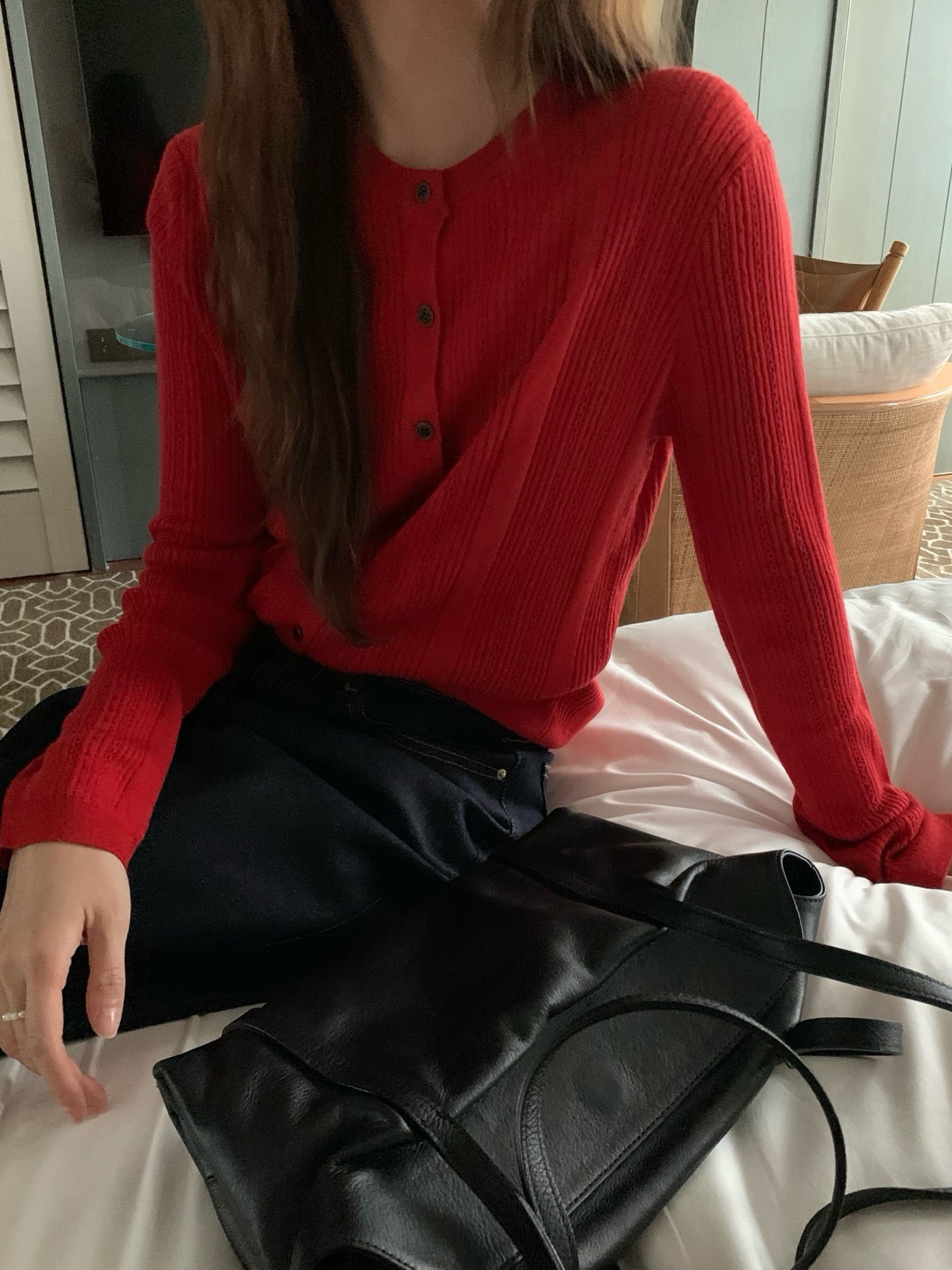 // 柔軟親膚桑蠶絲羊毛拼麻花CD