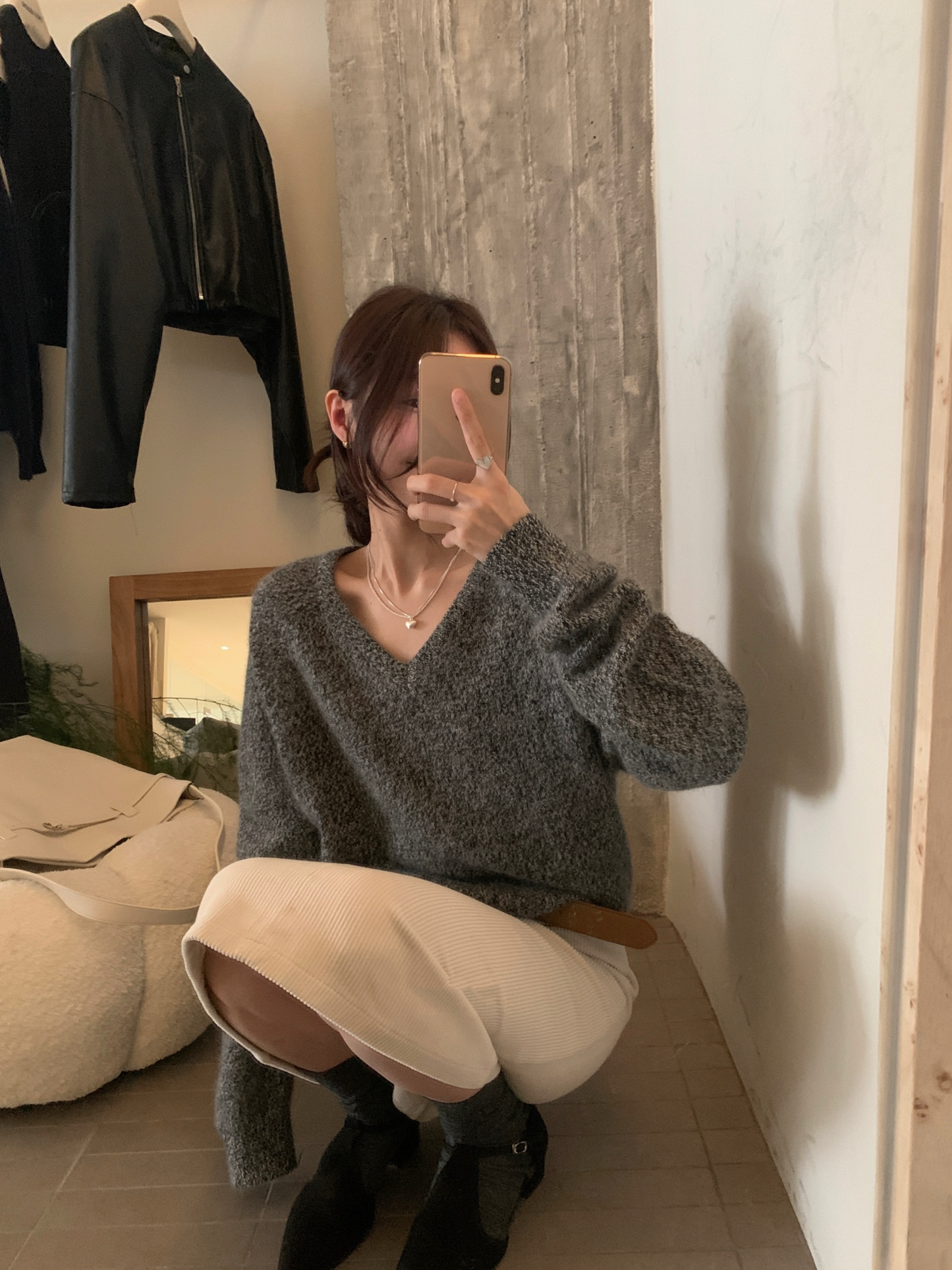 // 高質raccoon V領軟糯NT