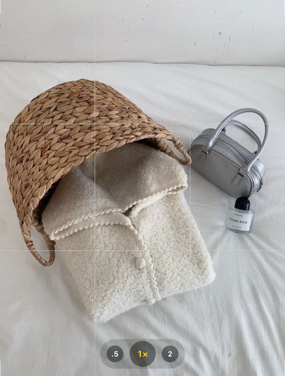 // 超柔軟圈圈絨連帽花邊外套