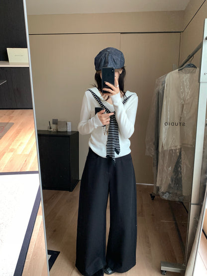 // 簡約淨版挺身全長西褲