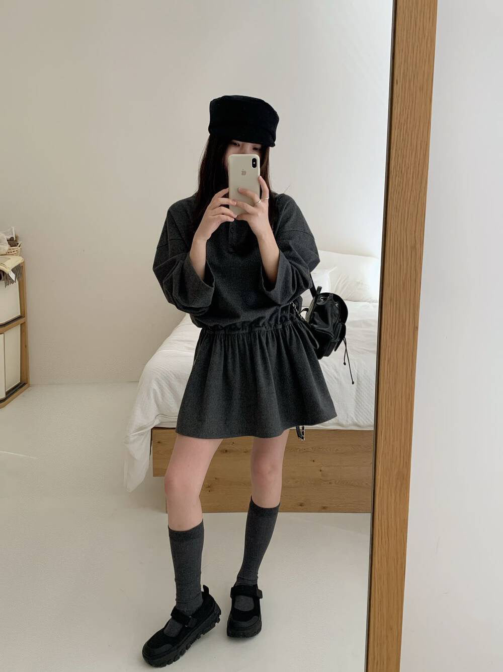 // 休閒運動風可束腰polo領OPS