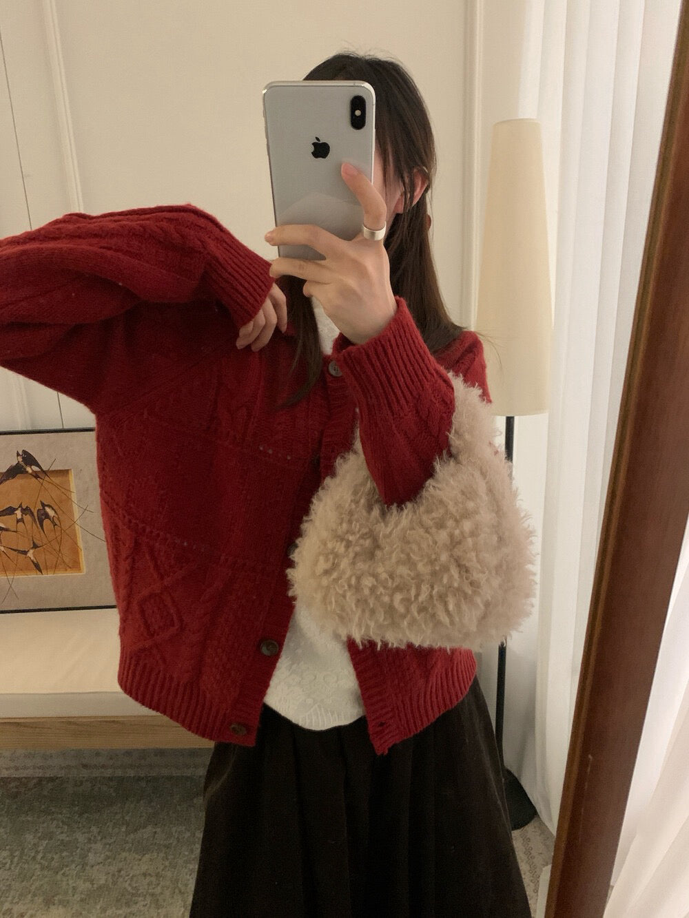 // 100%羊毛超美織紋翻領CD