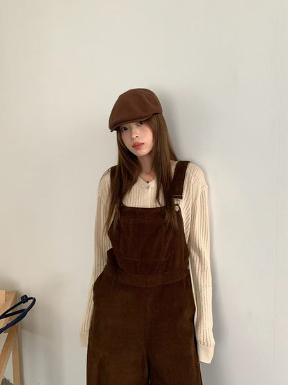 (部分現貨) // 調皮帥氣連身全長工人褲