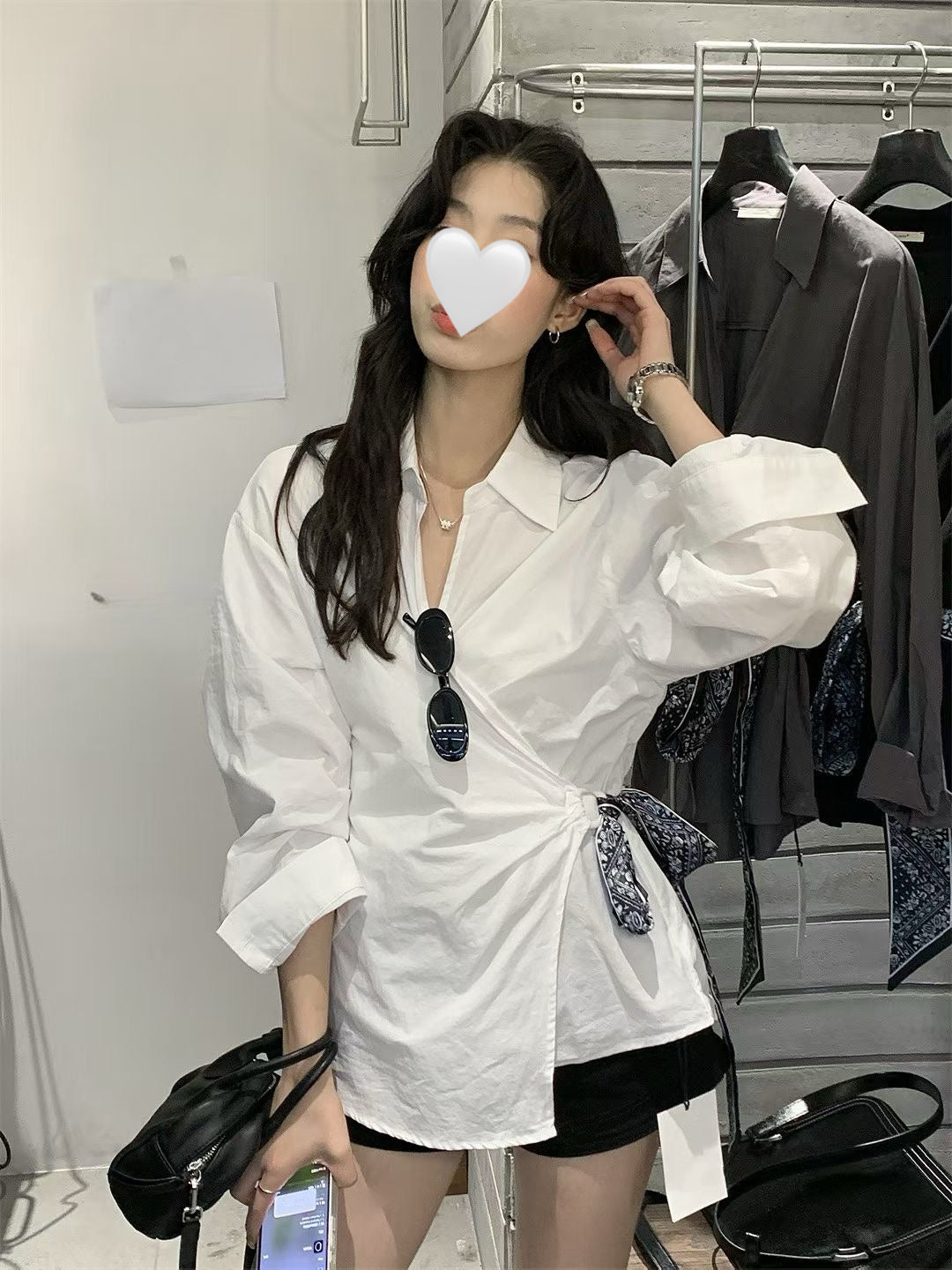 // 高級感印花絲帶綁帶SH