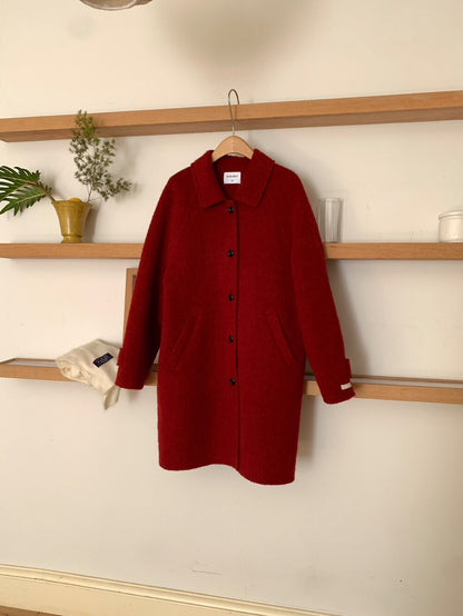 // 極高質20%alpaca+80%fine wool手工羊駝絨外套