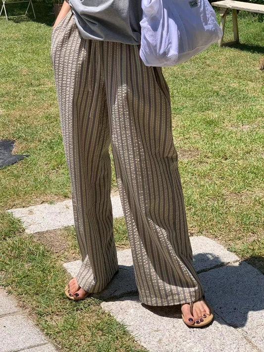 // 免燙泡泡棉拼間全長褲