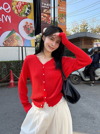 // 波浪卷卷邊直紋CD