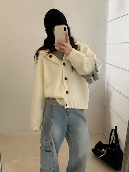 // 八色織紋邊連帽冷外套