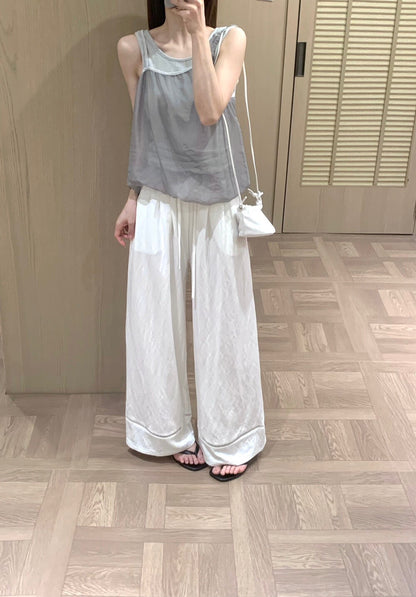 P04 / 超舒服鏤空褲腳設計休閒褲
