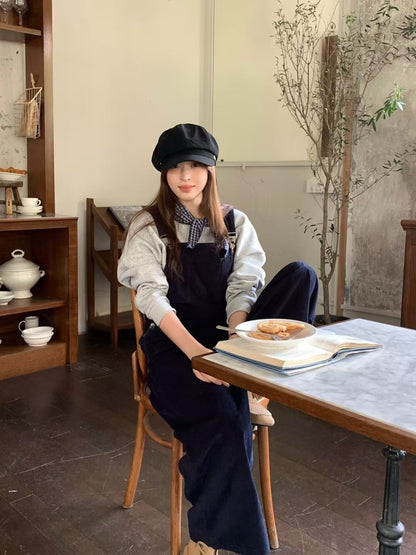 (部分現貨) // 調皮帥氣連身全長工人褲