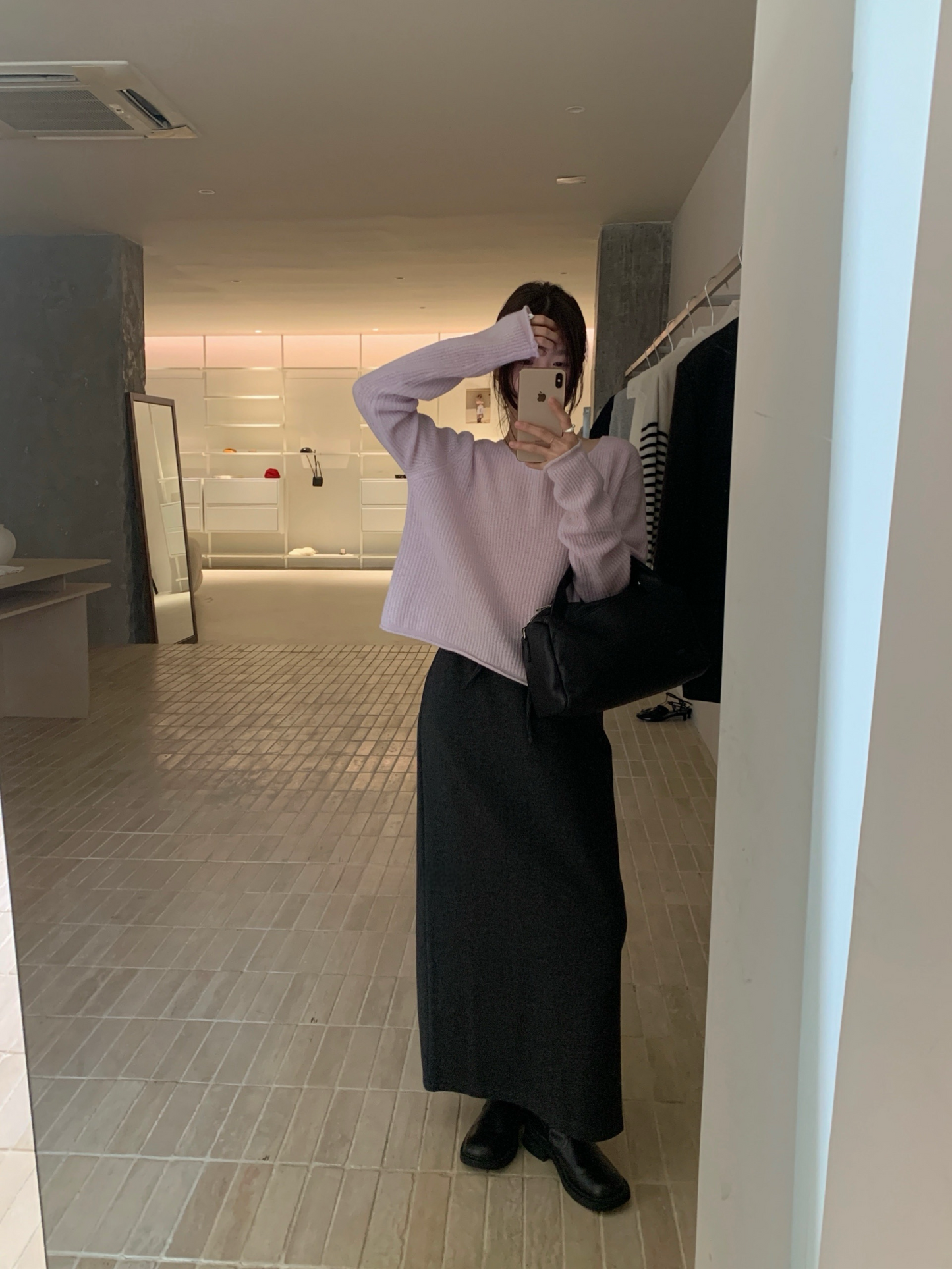 // 卷卷邊直坑紋14色短款NT