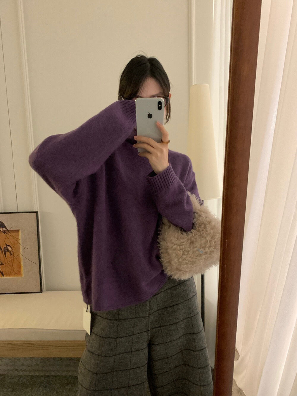 // 100%羊毛高質拉絨半領NT