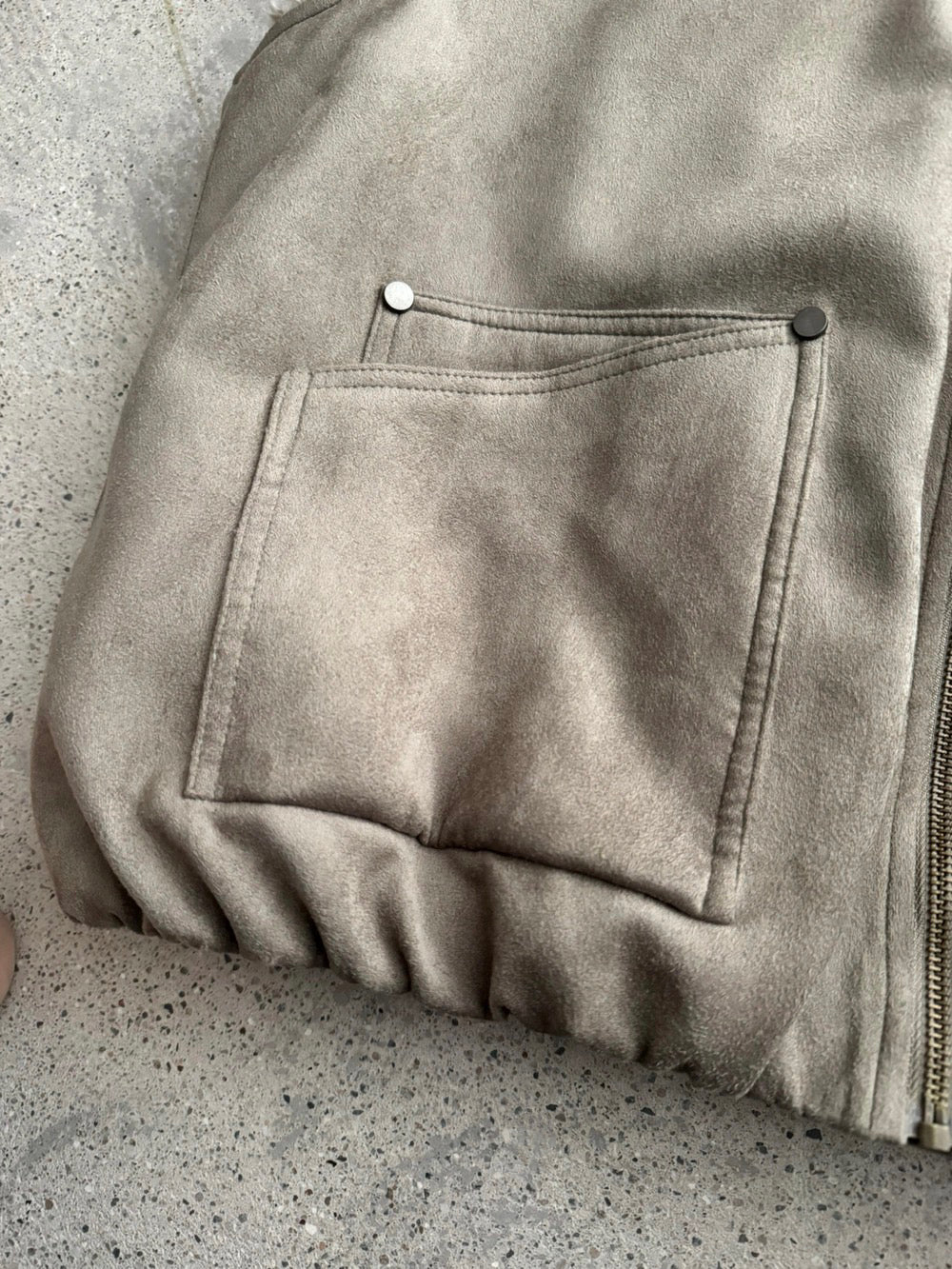J53 / 美拉德風皮毛一體馬甲背心