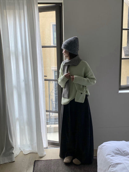 // 20%羊毛疏針圓領NT(連小袋仔)