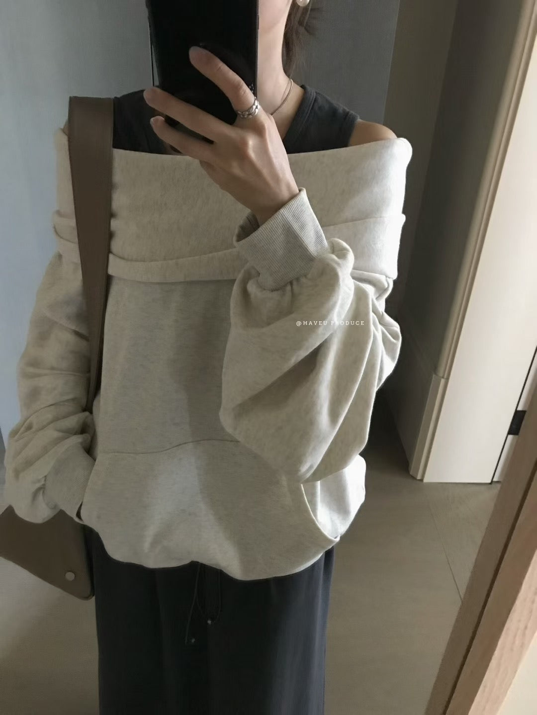 // 三種穿法設計感衛衣
