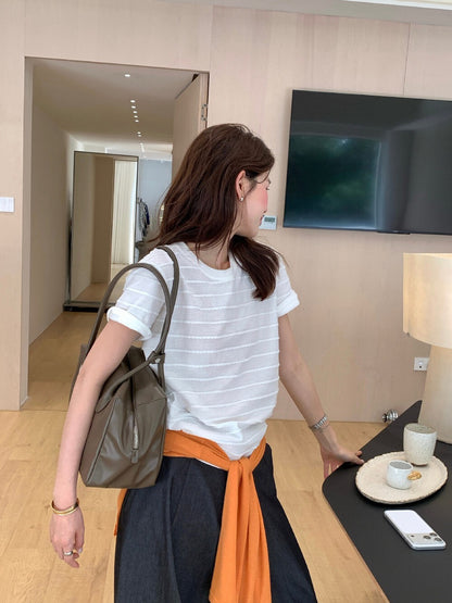 // 設計感花邊蛋糕TEE