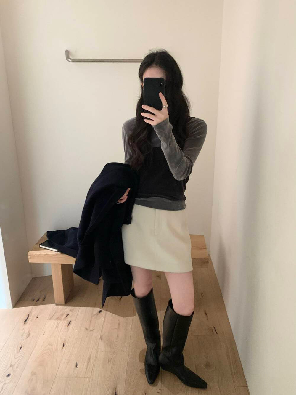 // 高級感絲絨疊穿小吊帶