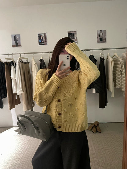 // 20%wool法式復古鈎花CD