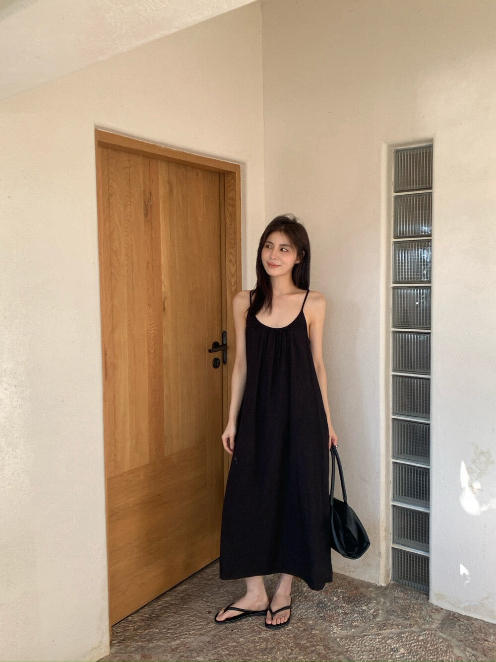 // 極簡風肌理感吊帶OPS