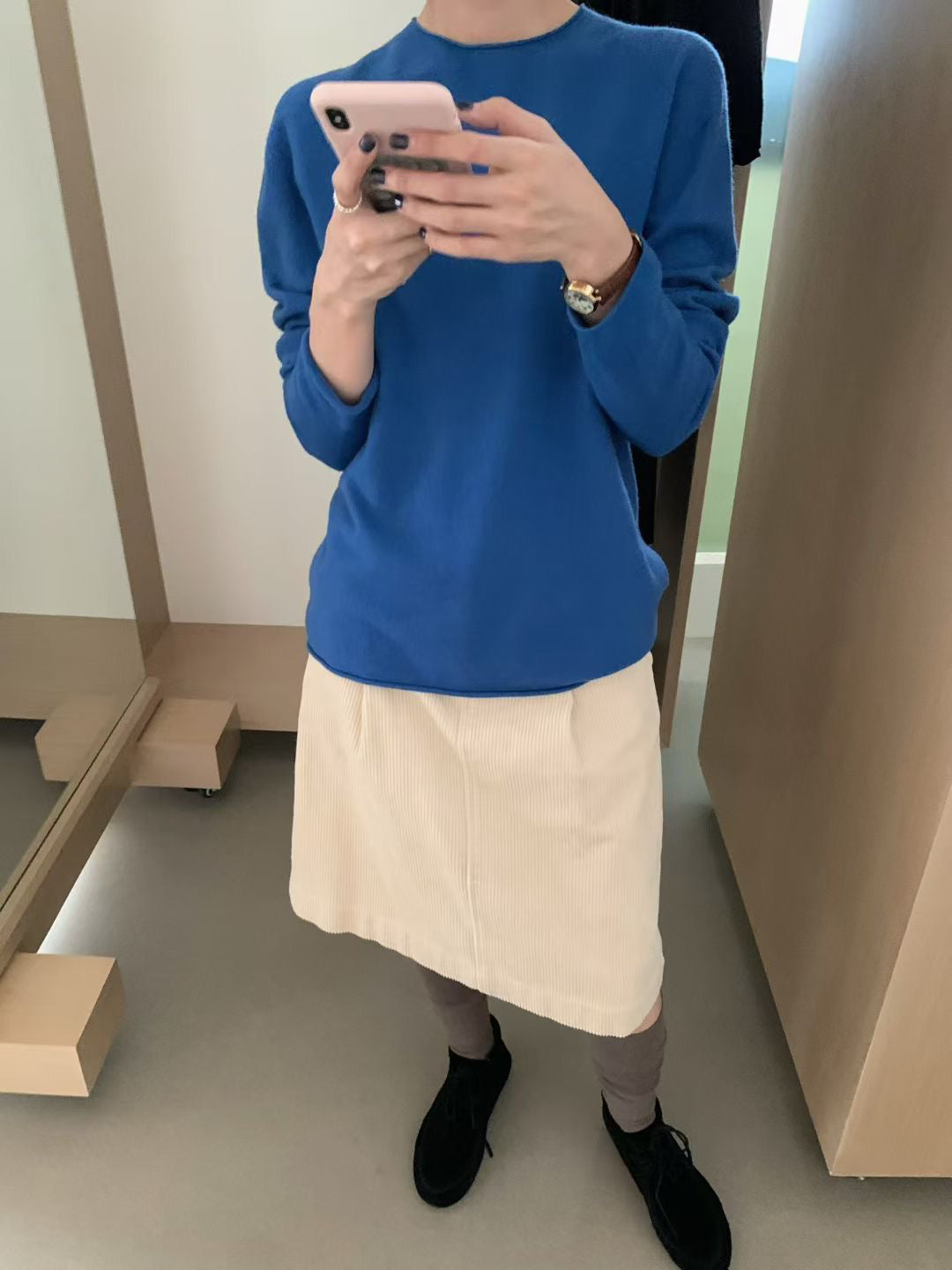// whole garment親膚羊毛卷邊NT