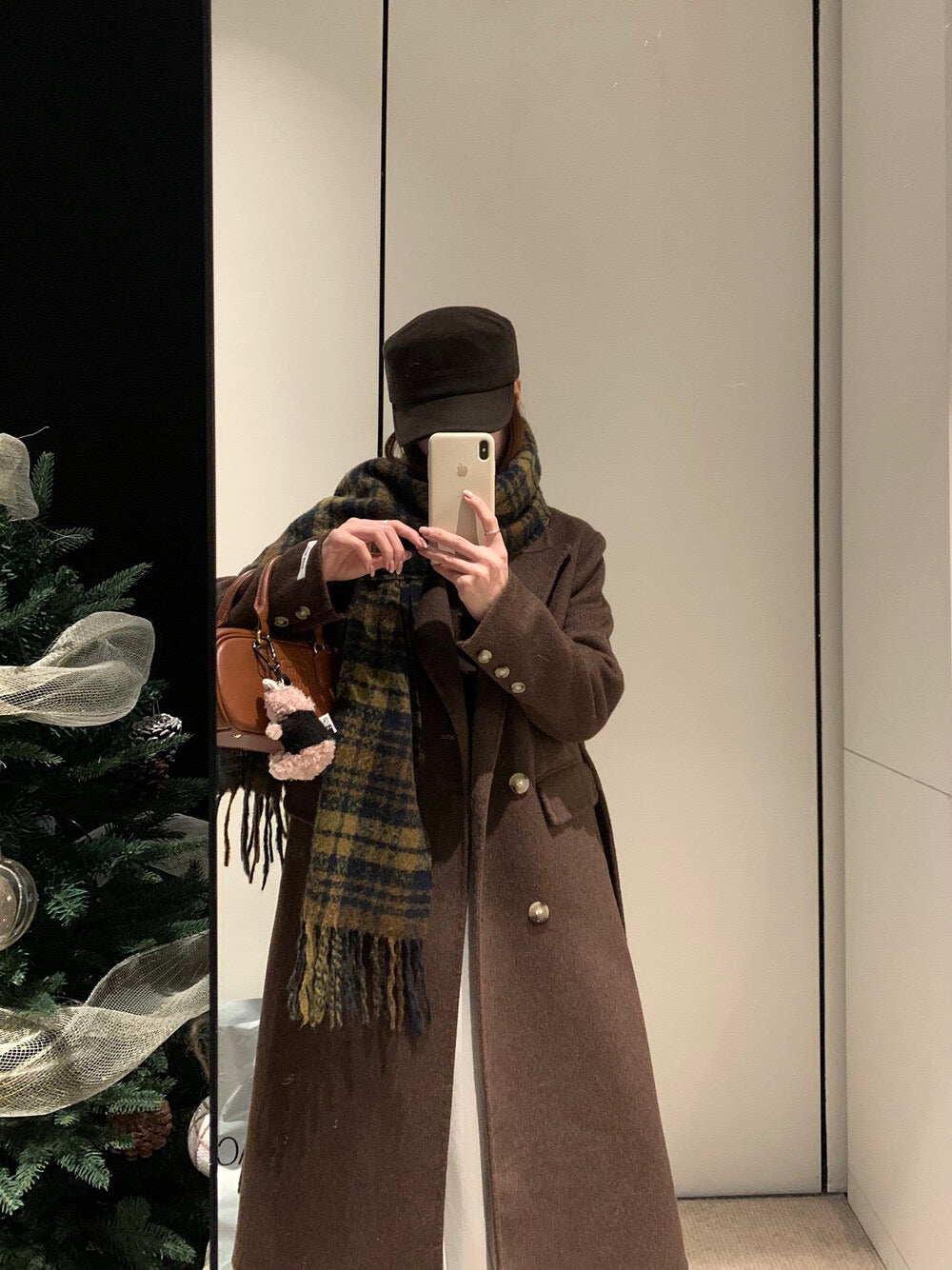 // 100%羊毛經典雙排扣手工外套