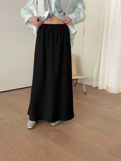 // 垂感肌理感微A顯瘦SK