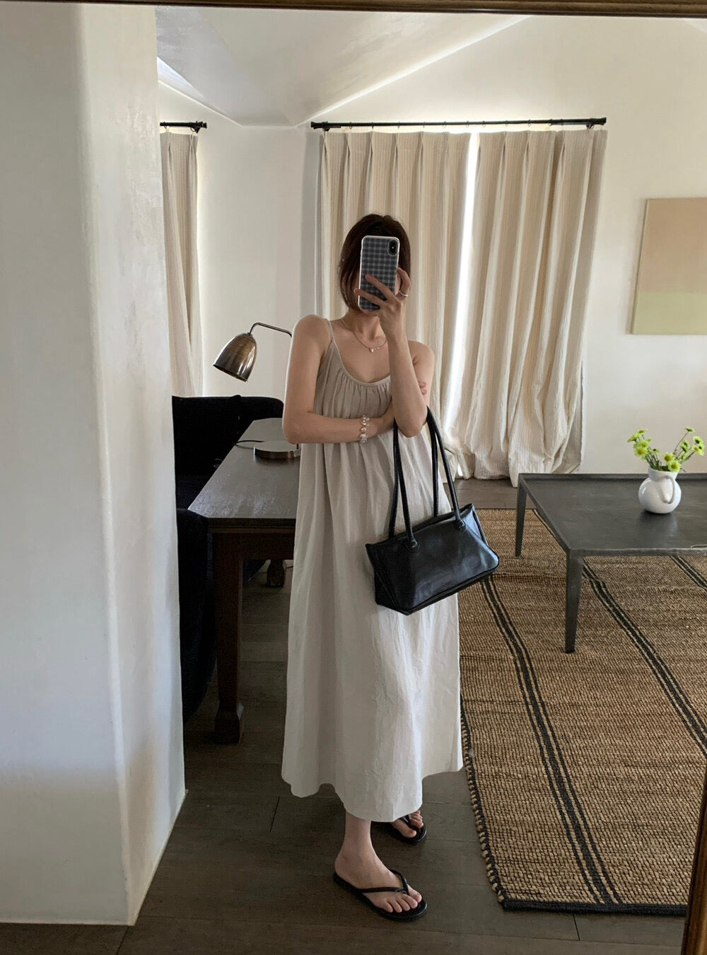 // 極簡風肌理感吊帶OPS