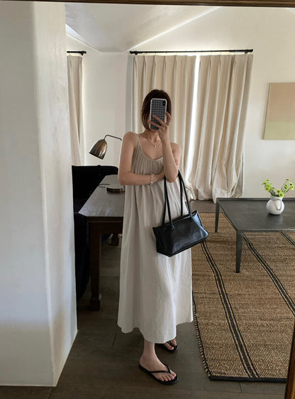 // 極簡風肌理感吊帶OPS